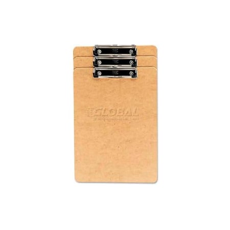 Universal Universal Recycled Clipboard, 1/2" Capacity, Holds 8-1/2w x 14h, Brown, 3/Pack UNV05563***